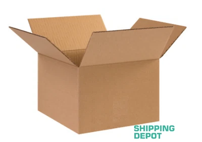 100 10x10x7 Cardboard Paper Box Mailing Packing Shipping Boxes Corrugated Carton - Image 1 of 3