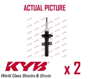 2 x NEW KYB FRONT AXLE SHOCK ABSORBERS PAIR STRUTS SHOCKERS OE QUALITY 633821 - Picture 1 of 4