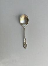 1 Wallace Rose Point Sterling Silver 6” Soup Spoon Scrap Or Keep 34g