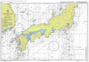 Almirantazgo 2347 Corea Japón Sur Japón y Mares Adyacentes Mapa Gráfico Marine Wal - Imagen 1 de 6