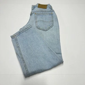 Lee Jeans Youth Size 29 28x27 Husky Denim Straight Leg Boys Made in USA - Picture 1 of 11