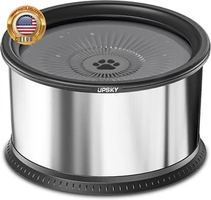 6.5L Dog Water Bowl,1.6 Gallon Super Large Capacity No Spill Dog Water Bowl,Stai - Picture 1 of 6