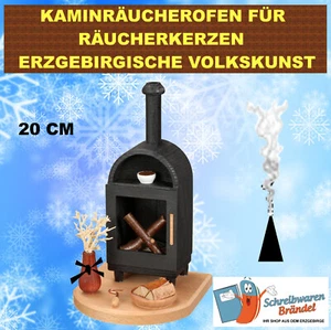 RÄUCHERKERZENOFEN - RÄUCHEROFEN KAMINOFEN - HOLZ - NEUMANN - ERZGEBIRGE 1911 NEU - Bild 1 von 2