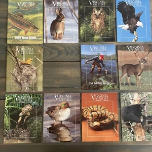 Near Complete Set of Virginia Wildlife Magazines 2002 - w/Trout Fishing Guide - Picture 1 of 12
