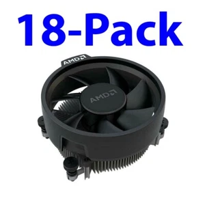 (LOT of 18) AMD Wraith Stealth Socket AM4 CPU Cooling Fan Heatsink Coolers - Picture 1 of 3