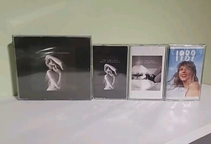 TAYLOR SWIFT TTPD Cassette Manuscript/Black Dog+Black Dog CD & 1989 Yellow/Green - Picture 1 of 10