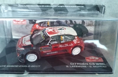 AUTOMODELLO 1 / 43-CITROEN C3WRC-RALLYE MONTECARLO 2017-LEFEBVE- IN BOX- ma1 - Immagine 1 di 3