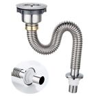 Stainless Steel Kitchen Sink Drain Strainer Sewer Pipe Stopper Sealing Lid Tools