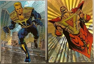 Ultraverse Ultra Tech Cards U1 & U2 1993 Card Insert Set Malibu Comics - Picture 1 of 1
