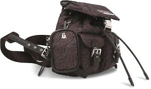 Steve Madden Bag Backpack BROLO-L Nylon Dark Brown Small Lightweight
