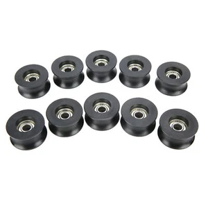 10pcs Stable Performance U Groove Guide Pulley For Roller Bearing - Picture 1 of 22