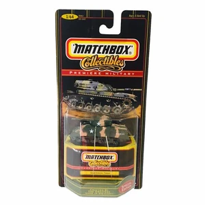 Vtg Matchbox Premiere Military Sherman Tank Bubble Blisterpack 1:64 New in Box - Picture 1 of 6