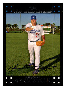 2007 Topps Jonathan Broxton  Los Angeles Dodgers #209 NM-MINT