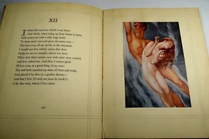 Vintage Book Art Deco Willy Pogany Sensual illustration Barrett Browning Sonnets - Picture 1 of 12