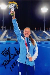 Eugenia Trinchinetti - ARG - Olympia 2020 - Hockey - Silber - Foto sig. (1) - Bild 1 von 1