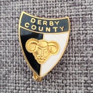 DERBY COUNTY FC ENAMEL BADGE - Picture 1 of 2