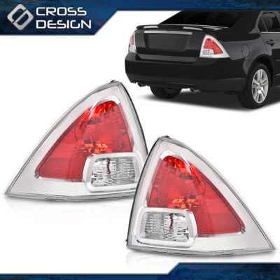 Juego de pares de luces traseras aptas para Ford Fusion 2006 2007-2009 cromadas lado izquierdo y derecho Foto 1 de 4