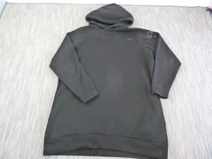 G-Star RAW Hoodie Womens Medium Black Spellout Logo On Arm Pullover Oversized - Picture 1 of 17