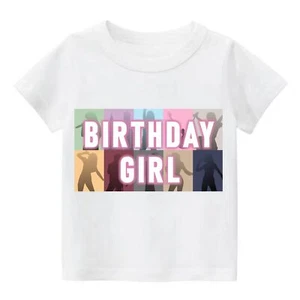 Short Sleeve Birthday Girl Shirt for Girls Birthday Party Outfit US Age 6 Yea... - Picture 1 of 4