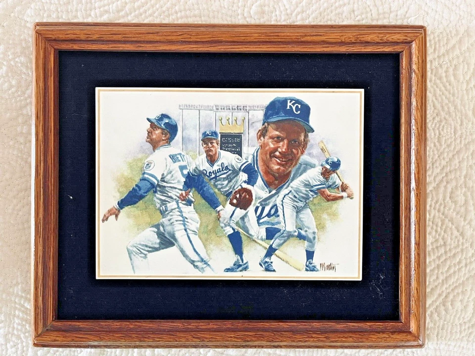 Placa George Brett Royalty In Motion Gartlan PLACA ENMARCADA LTD Foto 1 de 4