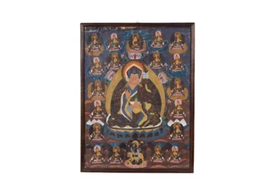 Ein Thang-ka, das Tsongkhapa darstellt , Tibet O. tibetische Exilgemeinde - Picture 1 of 8