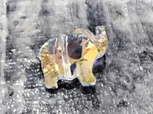 Electroplated Faceted Glass Bead, Elephant, 13x15x7mm, Clear, 10 Pce. - Imagen 1 de 3