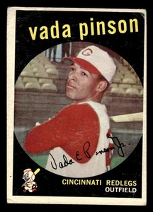1959 Topps #448 Vada Pinson - VG-VGEX *TedsCardShack* - Picture 1 of 2