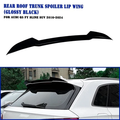 Kit de alerón de techo trasero para Audi Q5 FY Sline SUV 2016-2024 2018 negro Foto 1 de 4