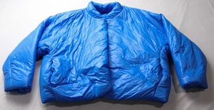 YZY x GAP Men's Round Oversized Open-Front Puffer Jacket LB3 Blue Size XL - Picture 1 of 5