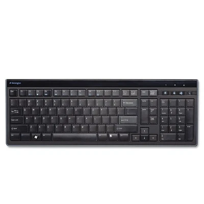 Kensington Slim Type Wired Keyboard (K72357USA),Black - Image 1 of 2