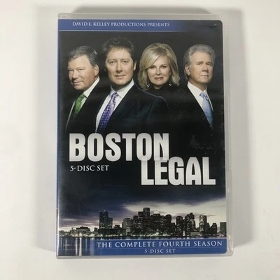 Boston Legal TV Complete FORTH Season 4  2007 / DVD - Image 1 of 4