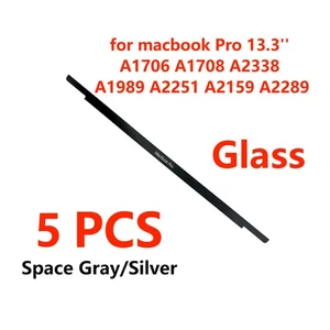 5pcs for MacBook Pro 13'' A2338 M2 2022 Front Bezel Logo Cover Original Glass - Picture 1 of 5