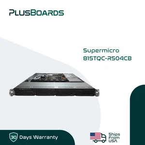 Estuche de servidor Supermicro 815TQC-R504CB 1U 4x 3,5" con placa base X10SLH-N6-ST031 - Imagen 1 de 6
