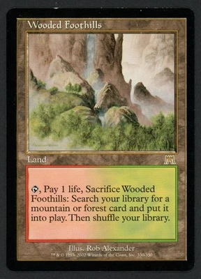 ***Wooded Foothills*** MTG Onslaught Magic Kid Icarus - Image 1 of 2