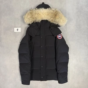 Canada Goose Wyndham Parka Navy | Size Small | USED 9.5/10 Condition - Picture 1 of 9