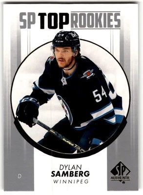 Dylan Samberg 2022-23 SP Authentic Top Rookies #TR-36 Winnipeg Jets - Image 1 of 2
