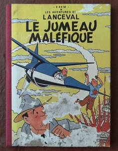 EXEM - LANCEVAL T.1 (ZINZIN) : LE JUMEAU MALEFIQUE - 1984 - Picture 1 of 2