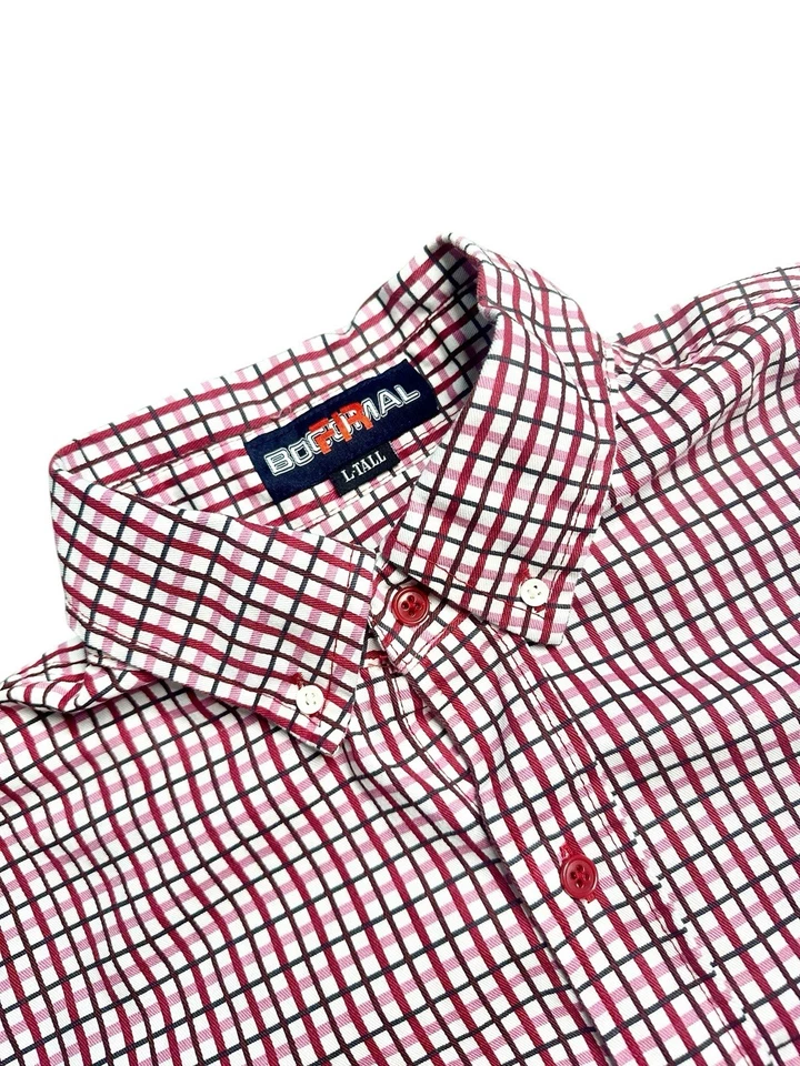 BOCOMAL FR Shirts Flame Resistant Plaid Shirt NFPA2112/CAT2 7.5oz Fire Resist LT - Image 1 of 4