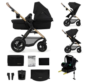 Kinderkraft MOOV2 AIR Kinderwagen 4 in 1 Kinderwagenset bis 26 kg   Schwarz - Bild 1 von 1
