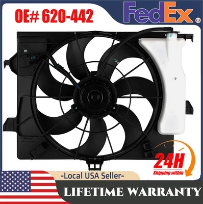 620-442 For 2012--2017 Kia Rio Hyundai Accent A/C Condenser Radiator Cooling Fan Foto 1 de 4