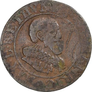 [#135948] Principality of Boisbelle-Henrichemont, Double Tournois, 1636, Henrich - Picture 1 of 2
