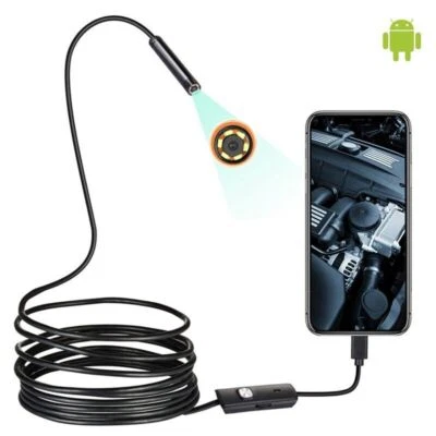 New for Endoscope Mini USB Type-C Android 7mm Camea Waterproof  nspection Car - Image 1 of 4