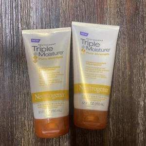 2x Neutrogena Triple Moisture Pure Strength Conditioning Treatment 5.1 Fl OZ - Picture 1 of 3