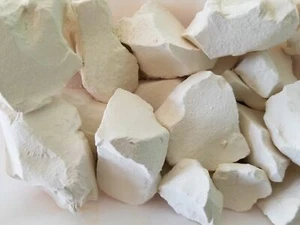 Caolín Georgia trozos de arcilla blanca 2 libras envío rápido gratuito - Imagen 1 de 2