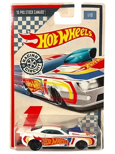 2017 HOT WHEELS 1:64 HW RACING CIRCUIT SERIES 1/10 WHITE '10 PRO STOCK CAMARO - Bild 1 von 3