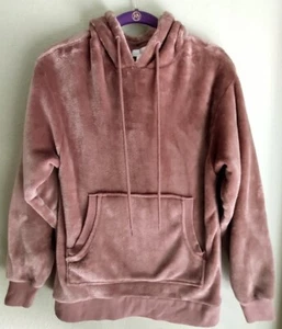 Supersoft Damen Mauve Rose Plüsch Fleece Pullover Hoodie Xsmall - Bild 1 von 4