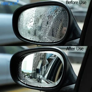 Anti Fog Waterproof Clear Car Mirror Sticker Set Accessories Window Film Protect - Picture 1 of 9