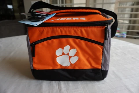 CLEMSON TIGERS COOLER RAWLINGS HOLDS 12 X 12 OZ CANS PLUS ICE W/GLACIER GUARD Cover