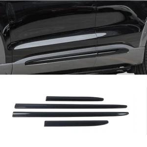 Carbon Fiber Car Body Door Side Molding Cover Trim Fits Ford Explorer 2020-2025 - Picture 1 of 11