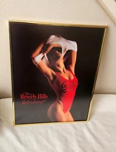 Poster allenamento Beverly Hills vintage anni 80 donna sexy 1984 Romm Lande International - Foto 1 di 9